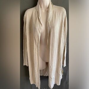 NWT women's open cardigan Charter Club (M) MSRP $69.50